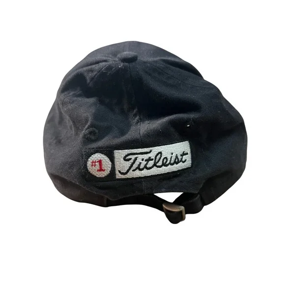 Titleist Golf‎ Footjoy FJ Hat Black New Era Adjustable Golf Ball Marker Mens Cap - Picture 4 of 6